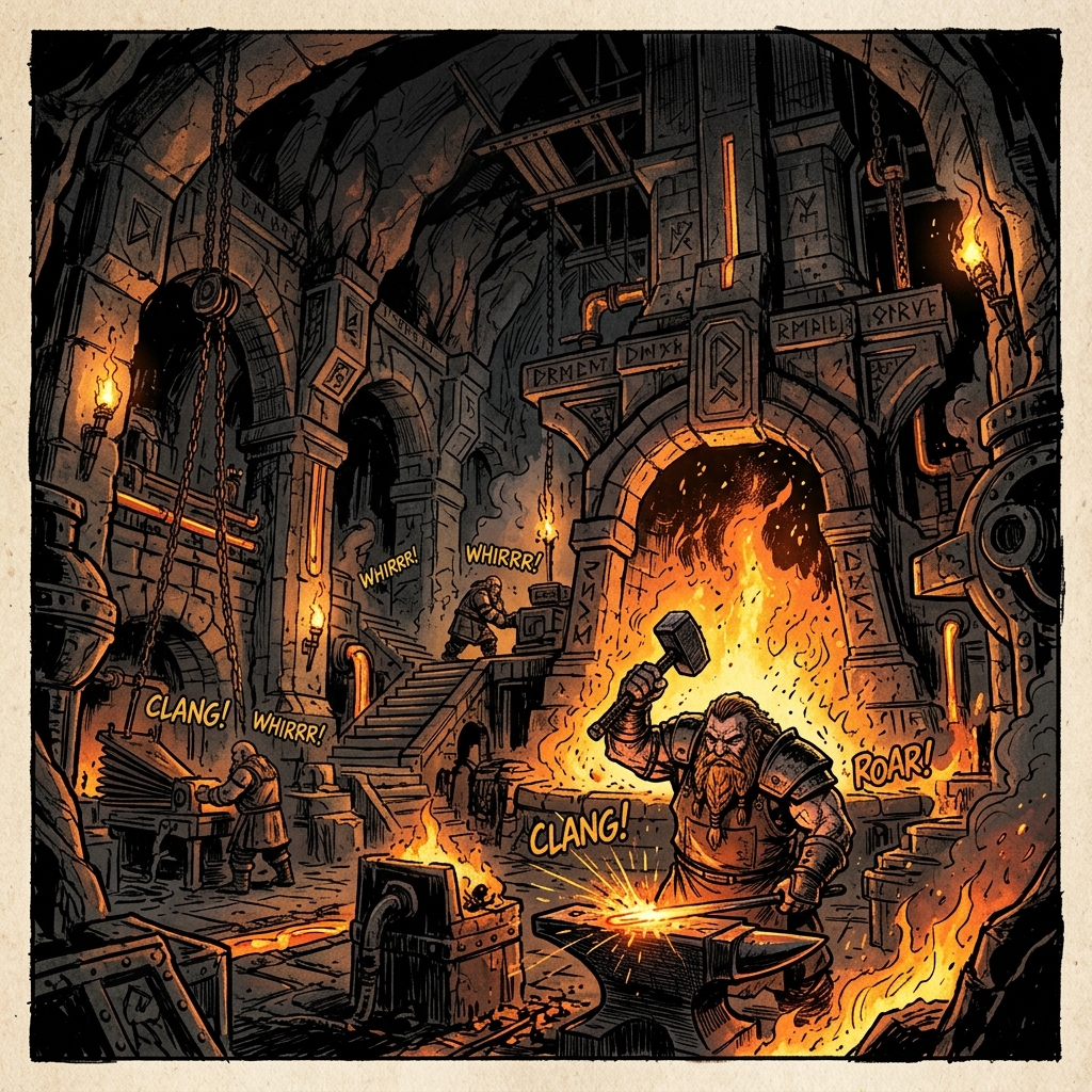 The awakening of Dwarven halls